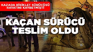 Dün çarpıp kaçmıştı! Teslim Oldu