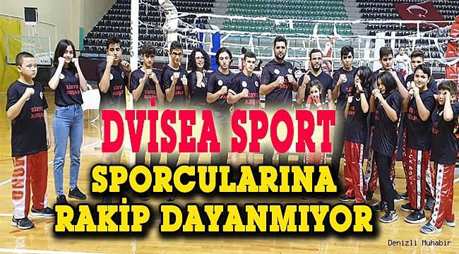 Dvisea Sport ,16 sporcuyla 11 dereceye imza attı