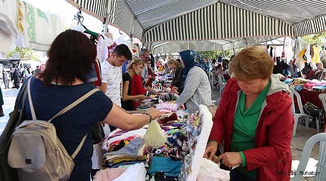 El emeği göz nuru ürünler Bayramyeri Meydanı’nı süsledi