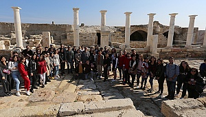 Erasmus Öğrencileri Rektör Prof. Dr. Bağ ile Birlikte Tripolis’i Gezdi