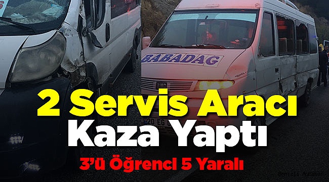 Farklı yerlerde iki kaza! Yaralılar Var