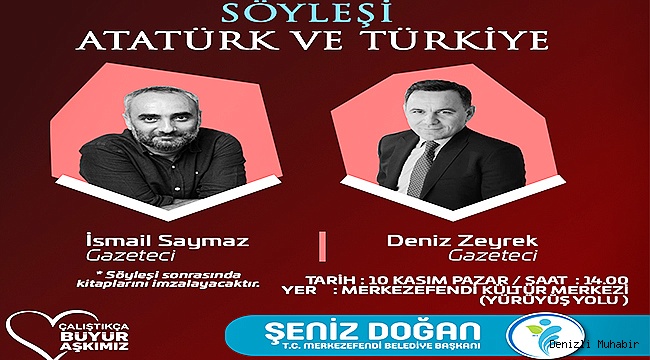 İSMAİL SAYMAZ VE DENİZ ZEYREK MERKEZEFENDİ’YE GELİYOR