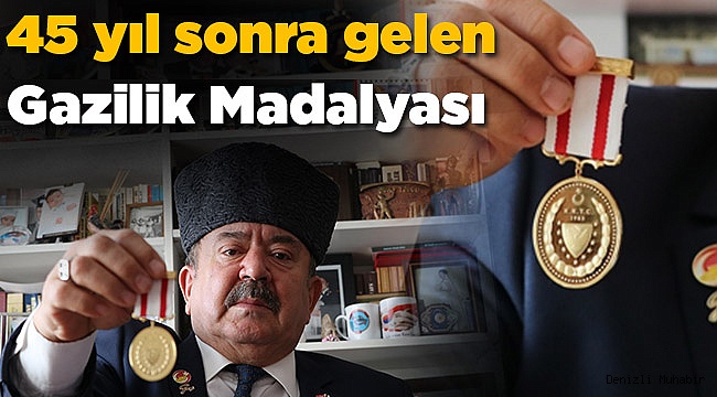 Kıbrıs Gazisinin 45 Yıl Sonra Gelen Madalya Mutluluğu