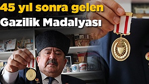 Kıbrıs Gazisinin 45 Yıl Sonra Gelen Madalya Mutluluğu