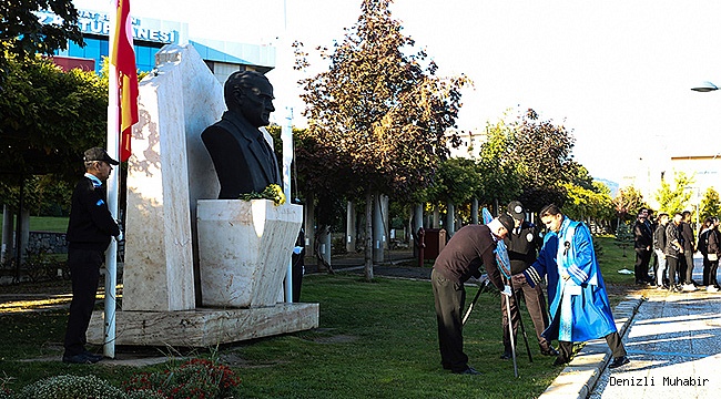 PAÜ’de 10 Kasım Atatürk’ü Anma Töreni Düzenlendi