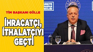 TİM Başkanı Gülle: "İhracatta olumlu bir grafiğe imza atıyoruz"