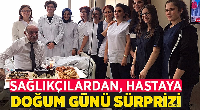 1 Aydır Tedavi Gördüğü Hastahanede Doğum Günü Kutlandı