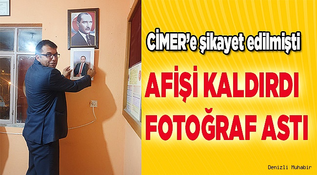 AFİŞ YERİNE FOTOĞRAF