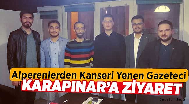 Alperenlerden Kanseri Yenen Gazeteciye Ziyaret