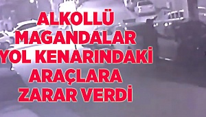 Arabalara Zarar Verdiler, Yerde Sürüklendiler