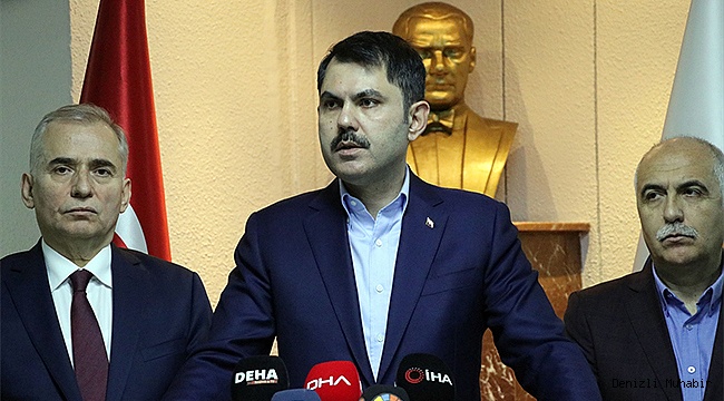 Bakan Murat Kurum'dan Denizli için "marka şehir" vurgusu
