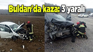 Buldan'da kaza: 3 yaralı