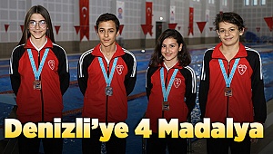 Büyükşehir sporcularından 4 madalya