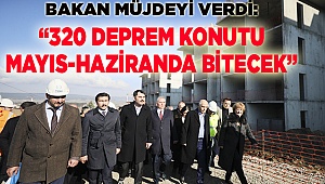 Denizli'de depremzedeler için yapılan konutları inceledi