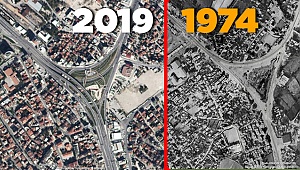 Denizli’nin son 45 yıllık değişimi bu haritada