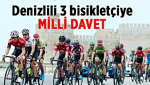 Denizlili 3 bisikletçiye milli davet