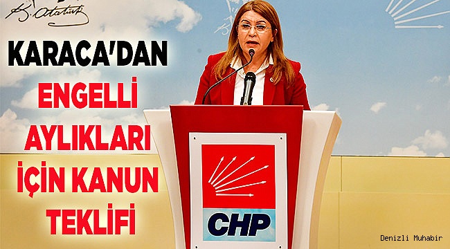 ENGELLİ AYLIKLARI İÇİN KANUN TEKLİFİ
