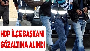 HDP İlçe Başkanı gözaltına alındı