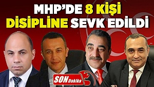 MHP’de 8 isim disipline sevk edildi