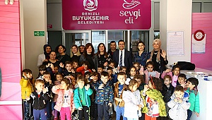 Minikler, "Sevgi Eli" gönüllüsü oldu