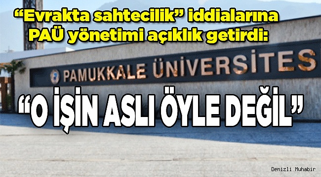 “O İŞİN ASLI ÖYLE DEĞİL”