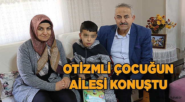 Otizmli çocuktan rahatsız olup, bıçakla kapıya dayandı