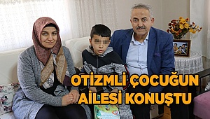 Otizmli çocuktan rahatsız olup, bıçakla kapıya dayandı