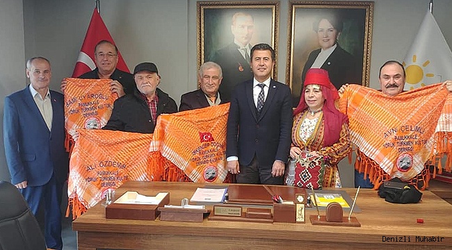 PAMUKKALE YÖRÜK-TÜRKMEN DERNEĞİN’DEN İYİ PARTİYİ ZİYARET