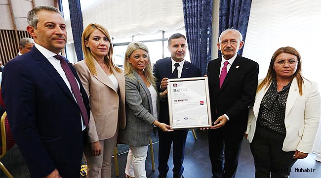 Türkiye'de bir ilk “ilçe örgütüne siyasette ıso-9001 kalite belgesi”