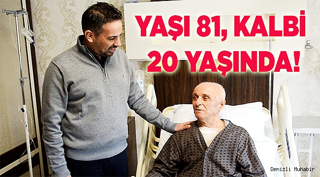 Yaşı 81, kalbi 20 yaşında!