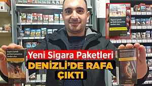 Yeni Tip Sigara Paketi Denizli Raflarında
