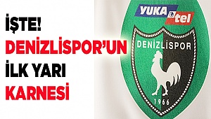 Yukatel Denizlispor'un ilk yarı karnesi