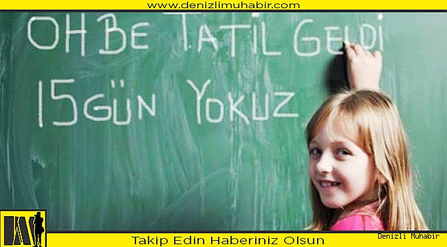 187 BİN ÖĞRENCİ İÇİN İLK YARI ZİLİ ÇALIYOR