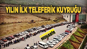 2020'NİN İLK TELEFERİK KUYRUĞU