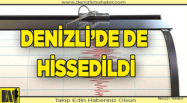Akdeniz’de ki deprem Denizli'yi korkuttu