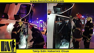 Belediye otobüsüyle minibüs çarpıştı: 3 yaralı