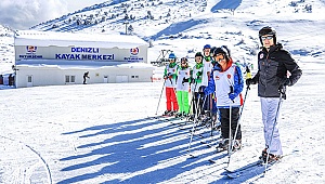 Büyükşehir'den ücretsiz kayak kursu