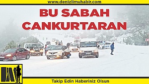 Cankurtaranda ulaşıma kar engeli