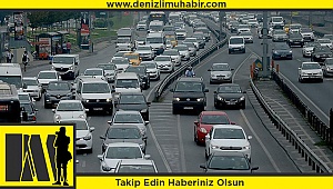 Denizli'de araç sayısı 411 bini buldu