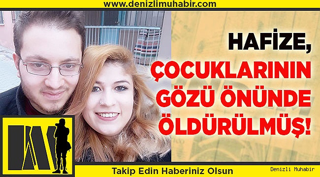 Denizli'de karısını boğazından bıçaklayarak öldüren sanık mahkemede..