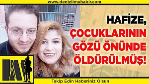Denizli'de karısını boğazından bıçaklayarak öldüren sanık mahkemede..