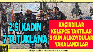 Denizli'de organize suç örgütü operasyonunda 7 kişi tutuklandı