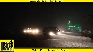 Denizli'de yoğun sis ulaşımı aksattı