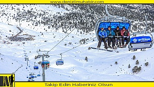 DENİZLİ KAYAK MERKEZİ REKORA KOŞUYOR