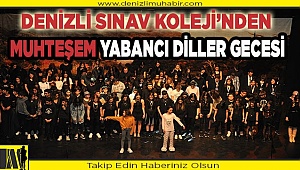 Denizli Sınav Koleji “YABANCI DİLLER ETKİNLİĞİ” ile geceye damga vurdu.