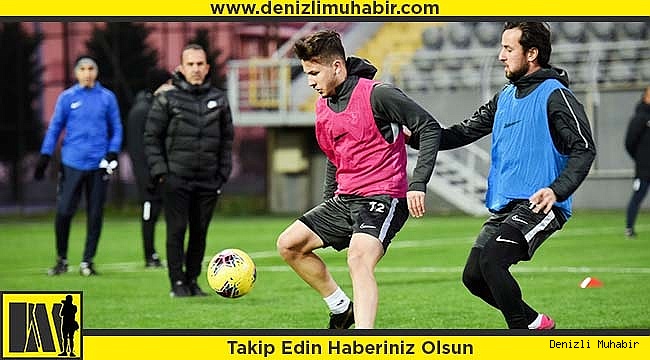 Denizlispor taktik çalıştı