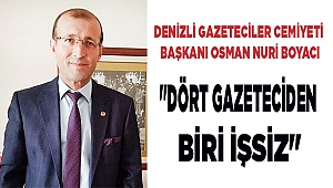 "Dört gazeteciden biri işsiz"