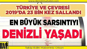En şiddetli depremler Denizli'de yaşandı
