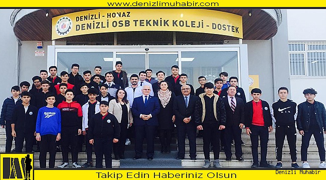 İl Milli Eğitim Müdürü Mahmut Oğuz, DOSTEK Koleji’ni ziyaret etti