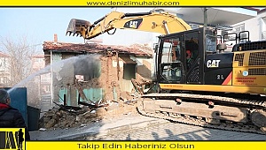 Merkezefendi’de metruk binalar yıkılıyor